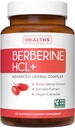 Berberine supplement (non-GMO & vegetar) Berberine HCL Plus Bitter Melon & Banaba Leaf Extract Kapsler - Berberine 500mg Hver, 1000mg Per Serve - AMPK Metabolic Activator - 120 Caps (ingen piller)