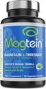 Magtein - Magnesium L- treonat supplement, hukommelse, fokus, søvn & hjerne sundhed formel for mænd og kvinder, kognitiv støtte til voksne, klinisk forsket - 60 Veg kapsler