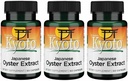 Swanson Kyoto Japansk Oyster Extract - Natural Supplement Promotion Drive & Wellness for Mænd & Kvinder - (500 milligram 60 kapsler) (3 Pack)
