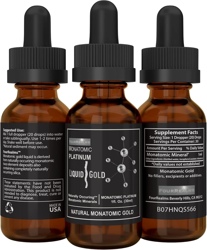 Monoatomic ORMUS - Monoatomic Platinum, Monatomic Orme 1oz