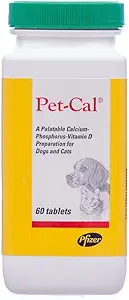 Pet Tabs Calcium Formel Supplement, 60 Tælling