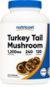 Nutricost Tyrkiet Tail Mushroom Kapsler 1200mg, 120 Servering (240 Kapsler) - Gluten Gratis, ikke-GMO, og Vegetarisk Venlig