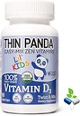 Lil 'Kids Organic Vitamin D3 Supplementet 124; 100% af din RDA-124; For stærke knogler og sund immunitet