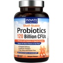 Innate Vitality Probiotika 120 Millioner CFU 'er til mænd og kvinder, 34 Stammer med Prebiotika & fordøjelsesenzymer, immunforsvar & fordøjelsessygdomme, forsinket frigivelse, holdbarhedstest, 30 Veganske kapsler
