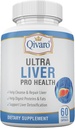 Ultra lever Pro Sundhed - Lever sundhed Support med mælk tidsel frø, Artiskoke ekstrakt & Mælkebøtte Leaf ekstrakt - Antioxidant & Detox support - 60 vegetabilske kapsler