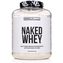 NAKED Vanilla Whey Protein Powder - All Natural Grass Fed Whey Protein Powder, Vanilla Flavor, Organic Coconut Sugar, 5Lb Bulk, GMO- Free, Soy Free, Gluten Free - 61 Servere