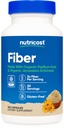 Nutricost Fiber Kapsler med Prebiotic Fiber Supplement 150 Kapsler - CCOF Certified Supplement, Lavet med Organic Psyllium Husk & Organic Jerusalem Artiskoke, Gluten Free, 3 G Per Servering