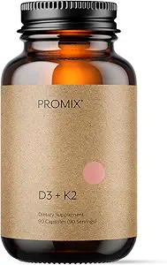 Promix Nutrition Vitamin D3 K2 5000iu supplement Name 124; MK4 & MK7