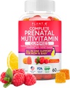 Prenatal Gummier for kvinder med DHA, Folate, vitamin B C D - 124; Lækker Multivitamin Blend til Føtal og Neurale Support, Bones, Energi & Immunitet under graviditet