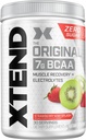 Scivation Xtend BCAA Powder, Forgrenet Chain Aminosyrer, BCAA, Jordbær Kiwi, 30 Servere