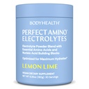 BodyHealth PerfectAmino Electrolyte Powder No Sugar, Hydration Fasting Keto Zero Sugar Electrolytes Drink Mix with Trace Minerals - Lemon Lime - 30 Servere