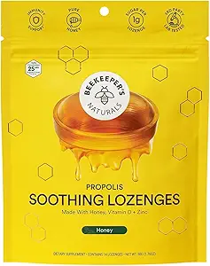Biavlerens Naturals Lindrende Honey & Elderberry Flavor Hough Drops