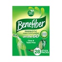 Benefiber på Go Prebiotic Fiber supplement pulver til fordøjelse, Dagligt fiber pulver, Unflavored Powder Stick Packs - 28 sticks (3.92 Ounces)