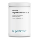 Supersmart - Fructo Oligosaccharides Powder (Prebiotika FOS) - Oligofructose Inulin - Fiber Supplement - Intestinal Flora & Gut Health - Digestive Support Б124; Non- GMO & Gluten Free - 200 g