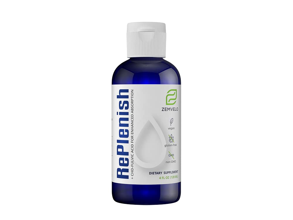 Flydende Ionic Electrolyte Supplement: 124; Replenish - 124; Rehydrering: 124; Understøtter Muskel Sundhed: 124; Natrium, kalium, calcium, magnesium, trace mineraler: 124; Vegan & Keto Friendly