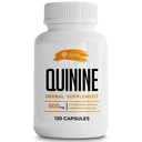 SIRUNES Leg Cramp Relief Quinine Capsules - Natural Cinchona Bark Supplement for Cramp Defense & fordøjelsessygdomme - 1000mg Quinine Pills, 120 tabletter, non-GMO, glutenfri