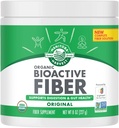 Manitoba Høst Organic BioActive Fiber Supplement med 6g Fiber per servering, fordøjelig Hamp & Psyllium Husk Powder, Non- GMO, Vegan & Kosher, 8oz
