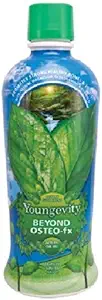 Youngevity Beyond Osteo- FX Liquid 32 oz - Calcium & Magnesium 1200 / 300mg + D3- vitamin, zink, MSM, Glucosamin + 77 Trace Minerals - Supplement for ben og fælles sundhed