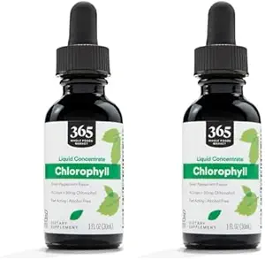 365 by Whole Foods Market, Liquid Chlorophyll, 1 Fl Oz (pakke med 2)