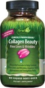 Irwin Naturals Collagen Beauty - 80 Liquid Softgels - Hjælper Combat Fine Lines & Wrinkles, Forbedrer hud udseende & Styrker Nails - 13 Total Servering