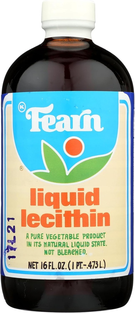Faarn Liquid Lecithin, Kosher, 16 Fluid Ounces (pakke med 1)