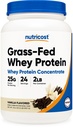 Nutricost Grass- Fed Whey Protein Koncentrat (Vanilla) 2LBS - Ikke denatureret, Non- GMO, Gluten Free