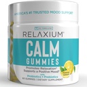 Relaxium Calm Gummy, udviklet i USA, med vitamin B6, Magnesium, og L- Theanine, En Gummy per Serving, 60 Gummies