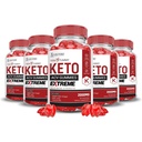 Justified Laboratories (5 Pack Trim Tummy Keto ACV Gummies Extreme 2000MG Trim Tummy Keto Gummies Apple Cider Vinagar Formuleret med Pomegranate Beet Juice Powder B12 Vegan Non GMO 300 Gummys