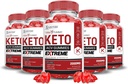 Justified Laboratories (5 Pack Trim Tummy Keto ACV Gummies Extreme 2000MG Trim Tummy Keto Gummies Apple Cider Vinagar Formuleret med Pomegranate Beet Juice Powder B12 Vegan Non GMO 300 Gummys