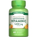 Nature 's Truth Liposomal Vitamin C er 124; 1650mg er 124; 60 Softgels er 124; Non- GMO & Gluten Free Supplement