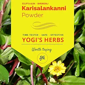 YOGIS HERBS Yogis Herbs Karisalankanni Powder (Eclipta Alba / False Daisy) 1 Lb Fresh & Pure 1 Pound (pakke med 1)