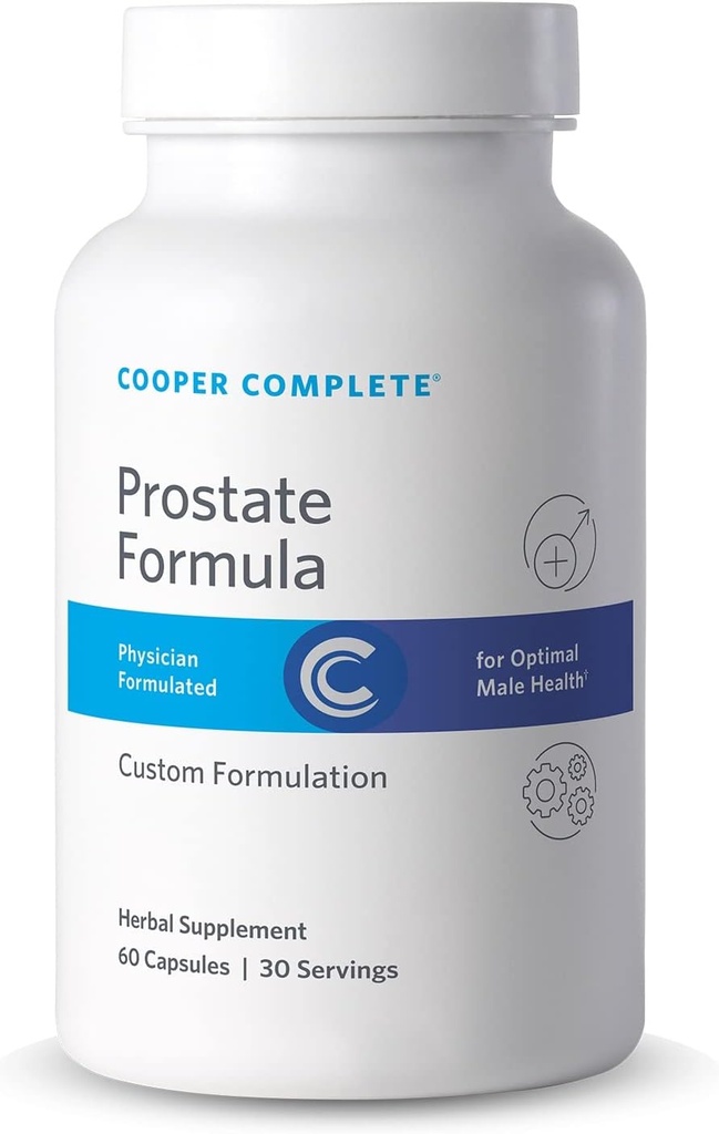 Cooper Complete - Men's Prostate Health Supplement - Saw Palmetto, Lycopene, Pygeum Extract - 30 Day Supply Pack of 1