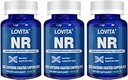 Lovita NR (Nicotinamid Riboside) 350 mg, NAD tillæg med trans- Resveratrol og betain, Promote NAD Plus niveauer, sund aldring, 30 Vegansk enteric- coated kapsler