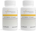Integrative Terapeutics Buffered Vitamin C - Antioxidant Support for Sund Hud & Connective Væsker * - Vegan & Gluten- Free - 60 Kapsler (2 Pack)