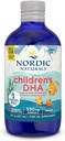 Nordic Naturals Children 's DHA, Orange - 8 oz for Kids - 530 mg Omega-3 med EPA & DHA - Brain Development & Function - Non- GMO - 96 Serveringer