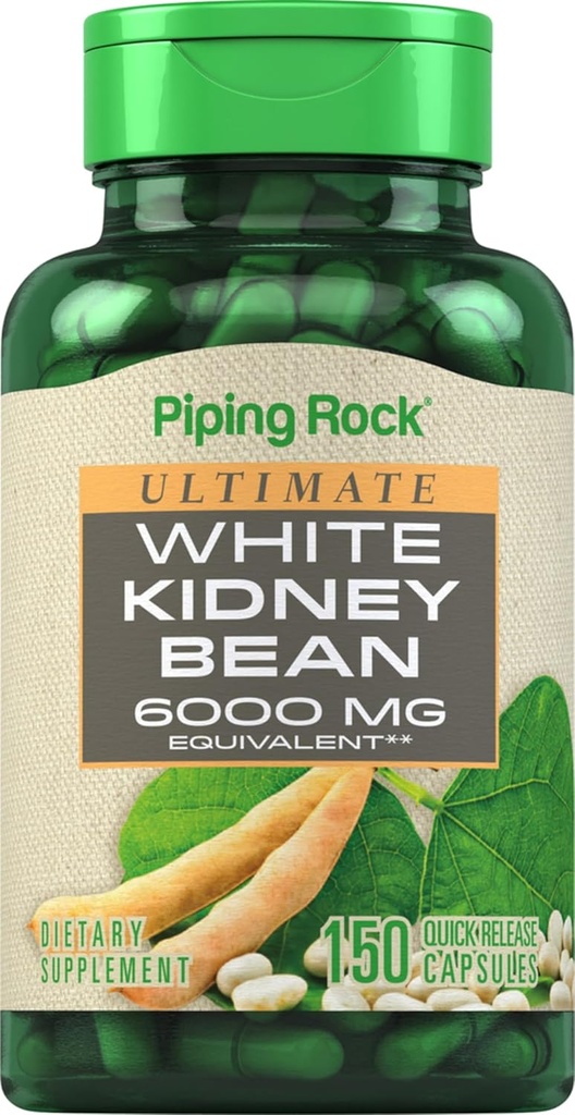 Piping Rock White Kidney Bean Extract: 124; 6000mg