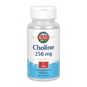 KAL Cholin Tablets, 250 mg, 100 Count
