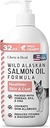 Wild Alaska Salmon Fish Oil for Dogs - 32 oz. of Fish Oil Formel - Pump Cap flaske - Indeholder Omega-3 og 6, D-vitamin, EPA, og DHA for sund hud og Coat