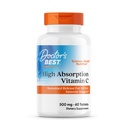 Læger Bedste High Absorption C-vitamin med PureWay-C, Vedvarende udgivelse for All Day immunforsvar, Non- GMO, Gluten Free, Soy Free, Vegan 60 tabletter