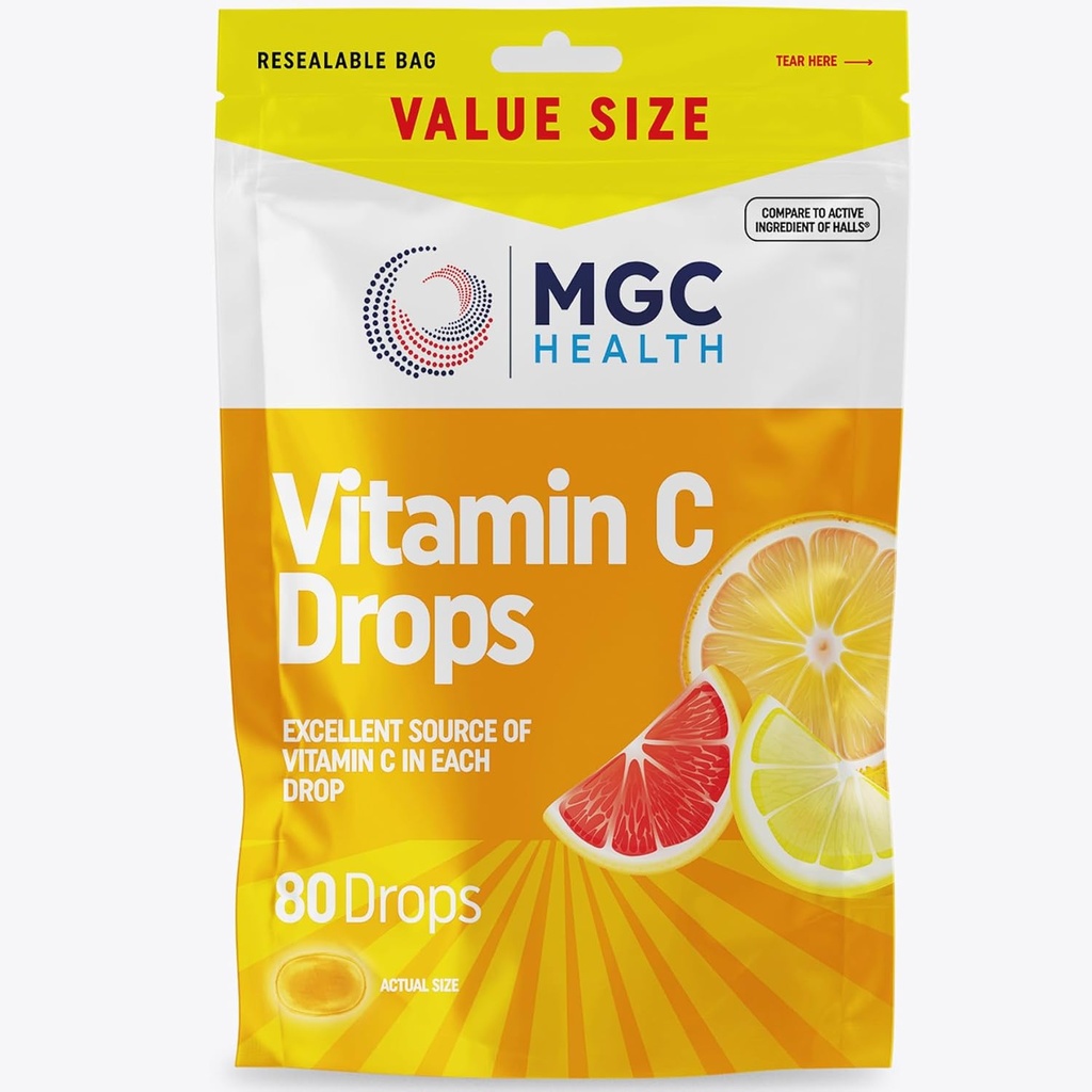 Hoste Drpos - Diverse Citrus + C-vitamin Flavor - 80 Greve (pakke med 1)