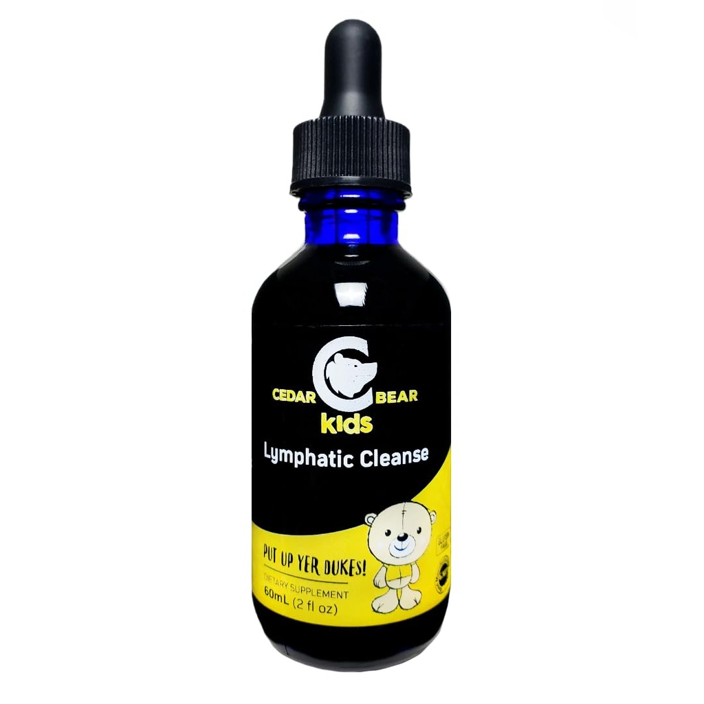 Cedar Bear Lymporous Cleanse for Kids - Flydende Herbal supplement, der understøtter sund Lymporous & immunfunktion 2 fl oz (pakke med 1)