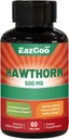 Hawthorn Berry Capsules- Antioxidant, cirkulering Support-Hawthorne Supplement- 60 Kapsler Vegan, Non- GMO