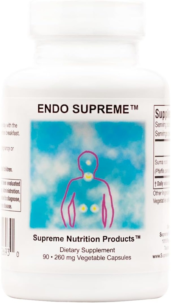 Supreme Nutrition Endo Supreme, 90 Pure Suma Root Vegetariske Kapsler