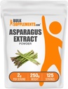 BulkSupplements.com Asparagus Extract Powder - Herbal Supplement, Shatavari Powder - Gluten Free, 2g per Serving, 250g (8,8 oz) (Pack of 1)