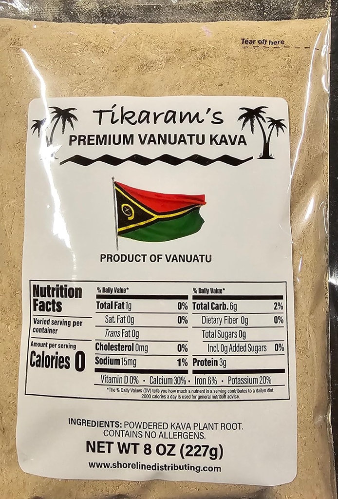 Kava Kava - Premium Vanuatu Kava 1 / 2 Pound (8oz) - Fiji Market Engros