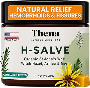 Intensive hæmorider Behandling 100% Natural hæmorider Cream & Fissure Salve Control Organic Lavendel Arnica Witch Hazel hurtig healing maksimal styrke, bedst med Thena Sitz Bath Soak til kvinder Mænd
