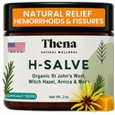 Intensive hæmorider Behandling 100% Natural hæmorider Cream & Fissure Salve Control Organic Lavendel Arnica Witch Hazel hurtig healing maksimal styrke, bedst med Thena Sitz Bath Soak til kvinder Mænd