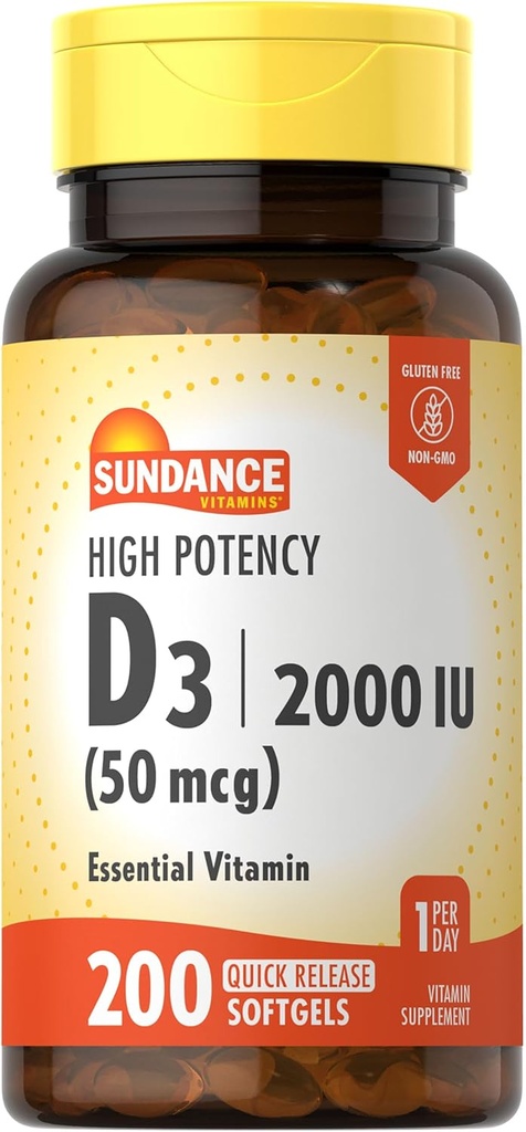 Sundance High Potency D3 2000 IE