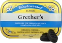 GRETHER 's Pasteur Classic Blackcurrant Natural Remedy Dry Mouth Relief - Lindrende Hals & Sund stemme - Long-Lasting Flavor, gave til sangere - 1-Pack - 3,75 oz.