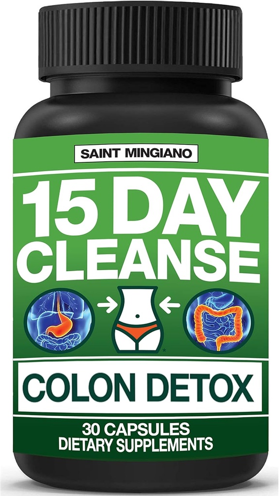 15 Day Cleanse Detox 124; Colon Detox med Natural Laxative for Forstoppelse & Bloating. 30 Piller til afgiftning & Boost Energy against 124; Ekstra styrke Senna Leaf Kosttilskud against 124; Stærk for nogle mennesker.